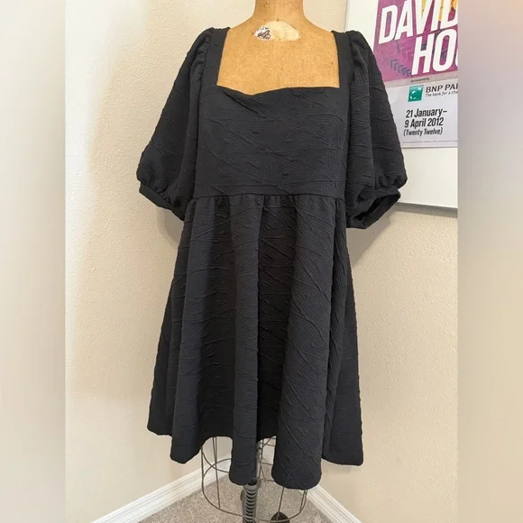 FREE PEOPLE 🐼 Violet Mini Dress
Size XL
Color: Black - Picture 6 of 17